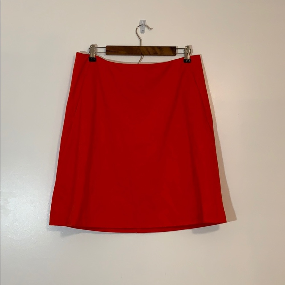 CAbi red skirt
